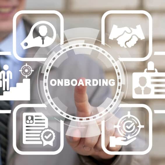 Onboarding graphic.