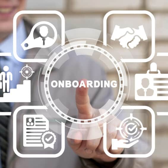Onboarding graphic.