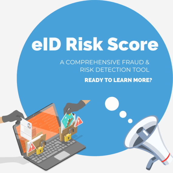 A graphic for eID Risk Score - A Comprehensive Fraud and Risk Detection Tool