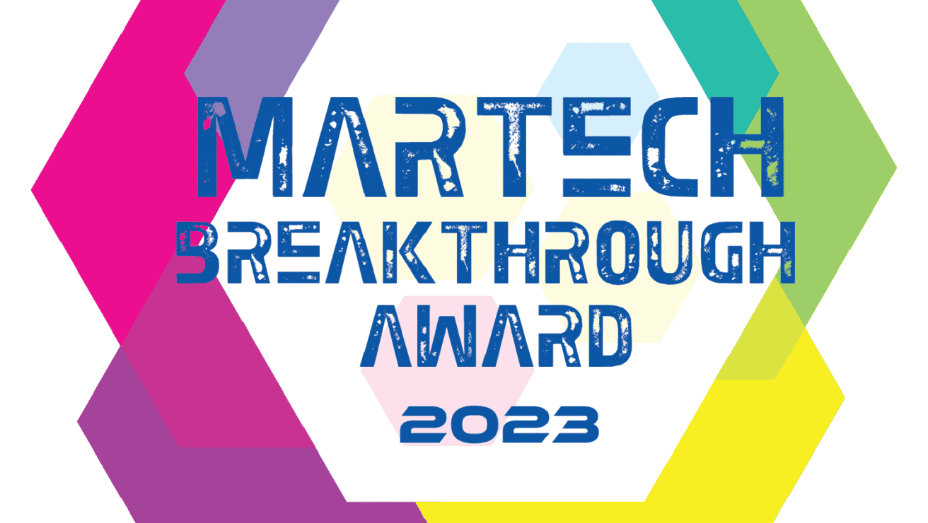 The 2024 Martech Breakthrough Award Badge for Best Contact Database Solution.
