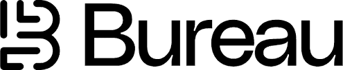 The logo for Bureau, an identity verification, compliance and fraud prevention company.