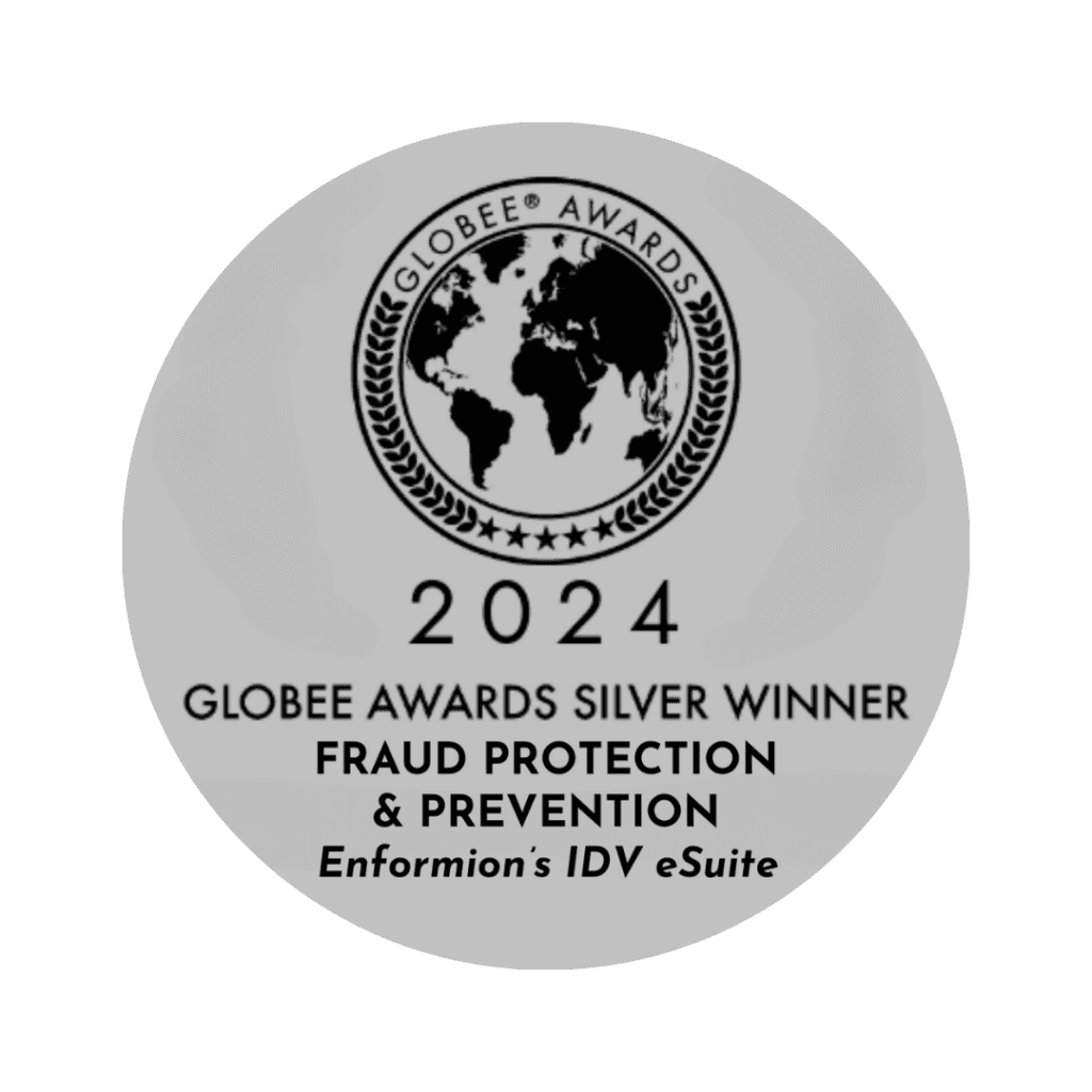 The 2024 Globee Awards Silver Winner Badge for Fraud Protection & Prevention.