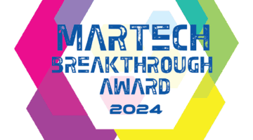 The 2024 Martech Breakthrough Award Badge for Best Contact Database Solution.