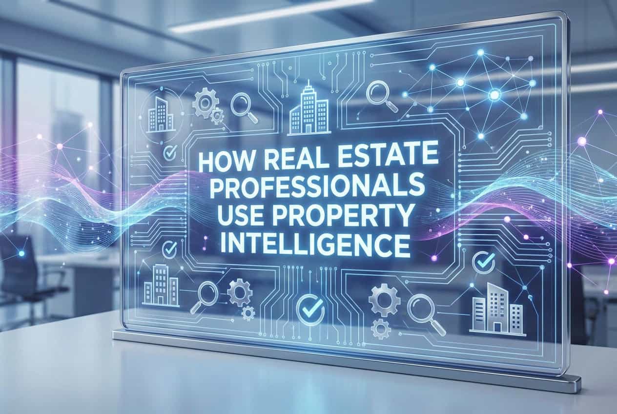 How Real Estate Professionals Use Property Intelligence
