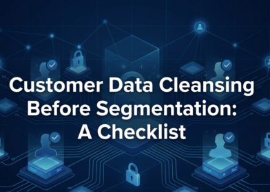 Customer data cleansing checklist for segmentation and accuracy.