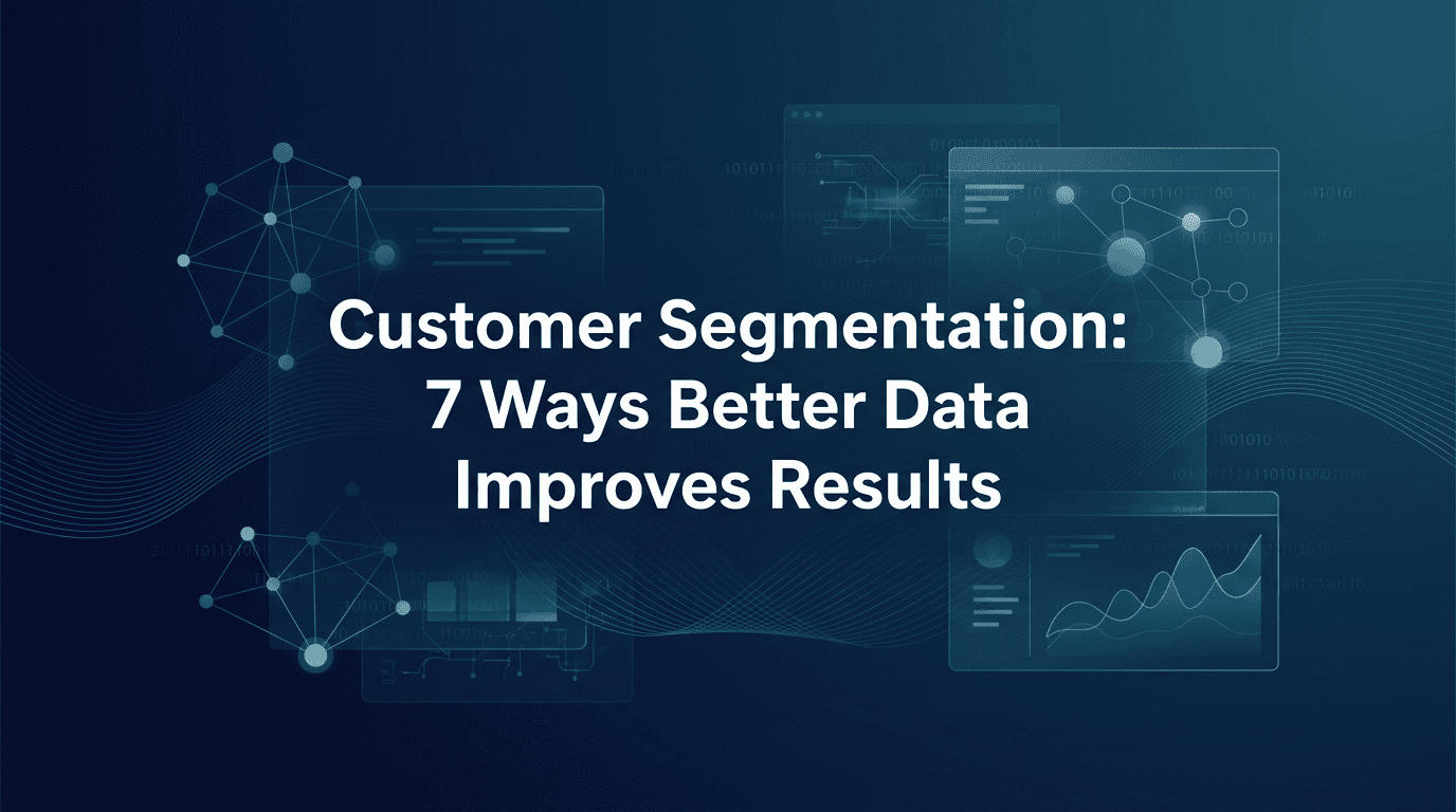 Customer Segmentation: 7 Ways Better Data Improves Results