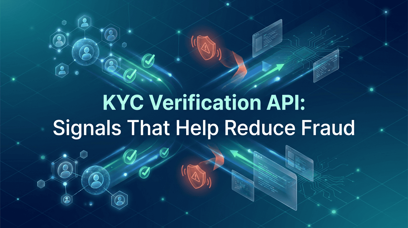 KYC Verification API: Signals That Help Reduce Fraud
