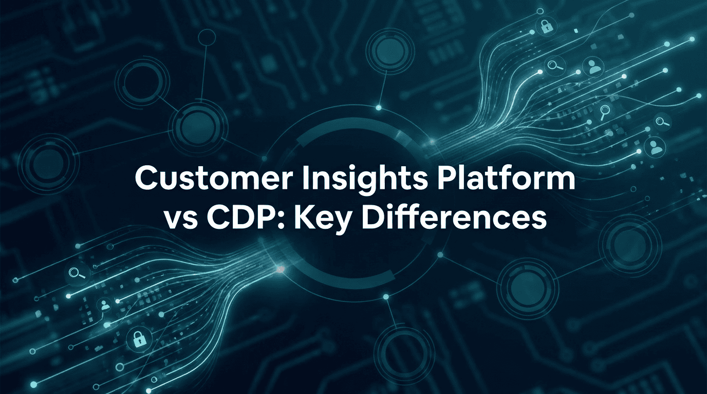 Customer Insights Platform vs CDP: Key Differences